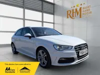 Used Audi A3 S-Line 184 HP (135 kW) 2014 White Hatchback