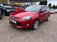 Used Ford Focus Titanium 2014 Red Estate