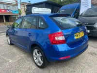 Usado Skoda Rapid SE 2017 Azul Citadino