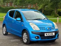 Used Nissan Pixo N-TEC 68 HP (50 kW) 2012 Blue Hatchback