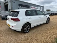 Used VW Golf VIII R-line 150 HP (110 kW) 2022 White Hatchback