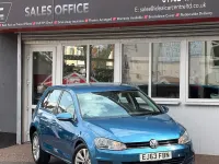 Used VW Golf VII SE 122 HP (89 kW) 2013 Blue Hatchback
