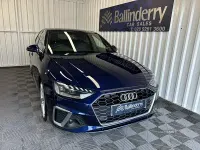 Used Audi A4 S-Line 160 HP (117 kW) 2021 Blue Sedan