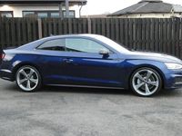 Used Audi A5 Black Edition 245 HP (180 kW) 2019 Blue Coupe