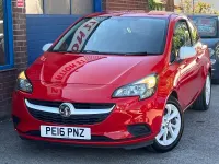 Used Vauxhall Corsa 75 HP (55 kW) 2016 Red Hatchback
