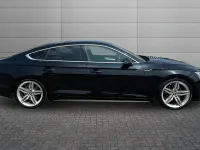 Used Audi A5 Sportback S-Line 148 HP (108 kW) 2019 Mythos black Hatchback