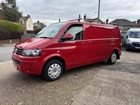 Used VW T6 Trendline 140 HP (102 kW) 2015 Red Van