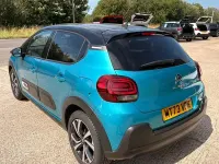 Used Citroën C3 PureTech 110 HP (80 kW) 2023 Blue Hatchback