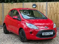 Used Ford Ka S 69 HP (50 kW) 2014 Red Hatchback