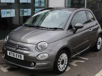 Used Fiat 500 Lounge 2016 Grey Hatchback