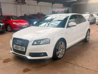 Used Audi A3 S-Line 125 HP (91 kW) 2008 White Hatchback