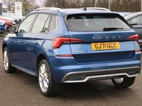 Used Skoda 110 R SE L 81 HP (59 kW) 2021 Titan blue metallic Estate