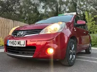 Used Nissan Note N-TEC 88 HP (64 kW) 2010 Red Hatchback