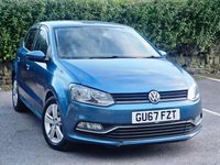 Used VW Polo Edition 75 HP (55 kW) 2017 Blue Hatchback