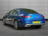 Used Mercedes CLA200 Executive 175 HP (128 kW) 2023 Blue Coupe