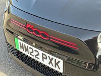 Used Fiat 500e Red 69 kW (94 HP) 2022 Black Hatchback