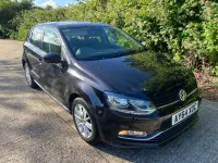 Used VW Polo SE 60 HP (44 kW) 2014 Black Hatchback