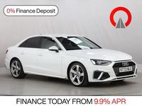 Used Audi A4 S-Line 204 HP (150 kW) 2022 White Sedan