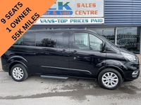 Used Ford Tourneo Custom Titanium 128 HP (94 kW) 2021 Black Van