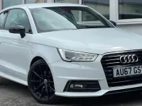 Used Audi A1 S-Line 125 HP (91 kW) 2017 White Hatchback