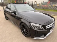 Usado Mercedes C250 AMG Line Premium Plus 2014 Preto Sedan