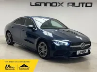 Used Mercedes CLA200 AMG line 163 HP (119 kW) 2022 Blue Coupe