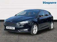 Used Ford Focus Zetec 125 HP (91 kW) 2018 Black Hatchback