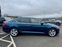 Used Skoda Superb SE L 150 HP (110 kW) 2021 Blue Hatchback