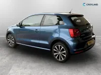 Used VW Polo SE 60 HP (44 kW) 2014 Blue Hatchback