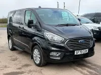 Used Ford Tourneo Custom Titanium 130 HP (95 kW) 2021 Black Van
