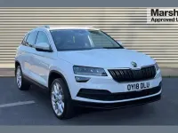 Used Skoda Karoq 147 HP (108 kW) 2018 White SUV