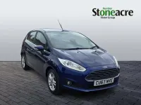 Used Ford Fiesta Zetec 82 HP (60 kW) 2017 Blue Hatchback