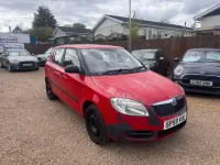 Gebraucht Skoda Fabia 2009 Rot Kleinwagen