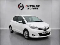 Used Toyota Yaris Trend 101 HP (74 kW) 2014 White Hatchback