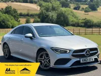 Used Mercedes CLA220 AMG line 190 HP (139 kW) 2021 Silver Coupe