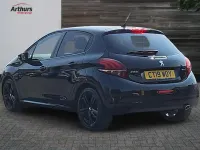 Used Peugeot 208 GT-line 108 HP (79 kW) 2019 Black Hatchback