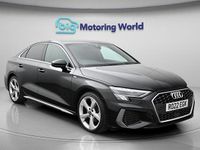 Used Audi A3 S-Line 150 HP (110 kW) 2022 Black Sedan