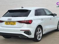 Used Audi A3 S-Line 150 HP (110 kW) 2020 White Sedan