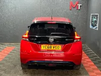 Used Nissan Leaf Tekna 110 kW (150 HP) 2018 Red Hatchback
