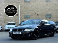 Used BMW 320 Cabriolet Sport Line 2012 Black Cabriolet