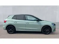 New Skoda Fabia Design Edition 95 HP (69 kW) 2026 Timiano green black magic pearl effect Hatchback