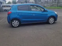 Used Mitsubishi Mirage 2014 Blue Hatchback
