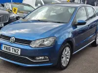 Usado VW Polo SE 60 HP (44 kW) 2016 Azul Citadino
