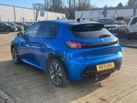 Used Peugeot e-208 Premium 98 kW (134 HP) 2021 Blue Hatchback
