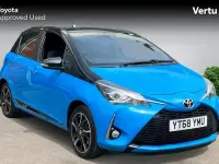 Used Toyota Yaris 111 HP (81 kW) 2017 Blue Hatchback