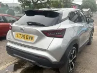 Used Nissan Juke Tekna 117 HP (86 kW) 2020 Silver SUV