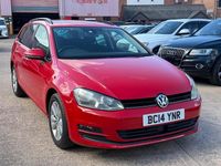 Begagnad VW Golf VII 2014 Röd Kombi