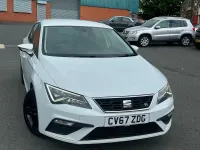 Used Seat Leon FR 150 HP (110 kW) 2017 White Hatchback