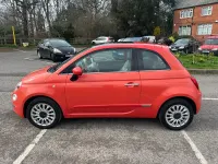 Used Fiat 500 Lounge 69 HP (50 kW) 2016 Pink Hatchback
