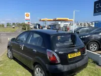 Used Kia Rio 95 HP (69 kW) 2009 Black Hatchback